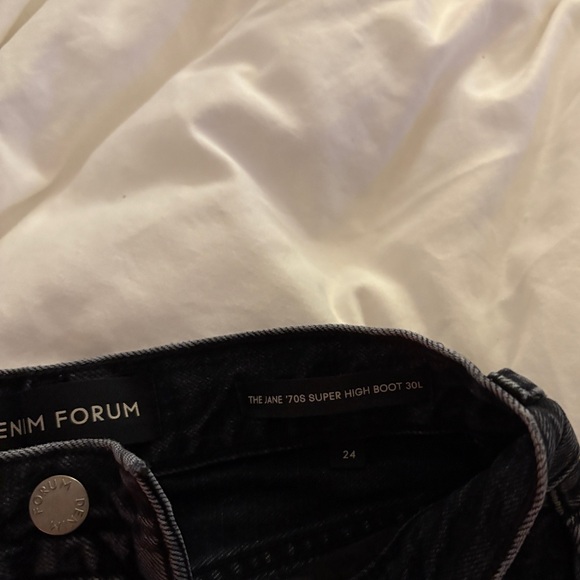 Denim Forum The Jane '70s Super High Rise Boot 30l High-waisted bootcut jeans - Picture 7 of 9